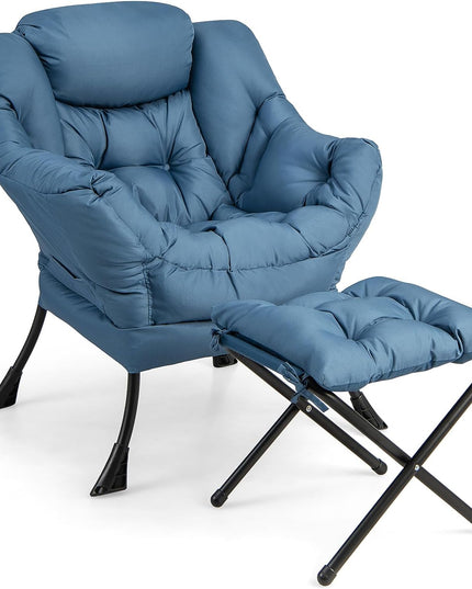 Modern Lazy Chair, Accent Contemporary Lounge Chair - Giantex