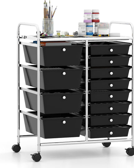 Chariot de rangement Giantex à 12 tiroirs, pour salle de classe, bureau, école, enseignant