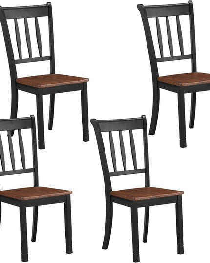Solid Wood Whitesburg Dining Chairs Set of 4 - Giantexus