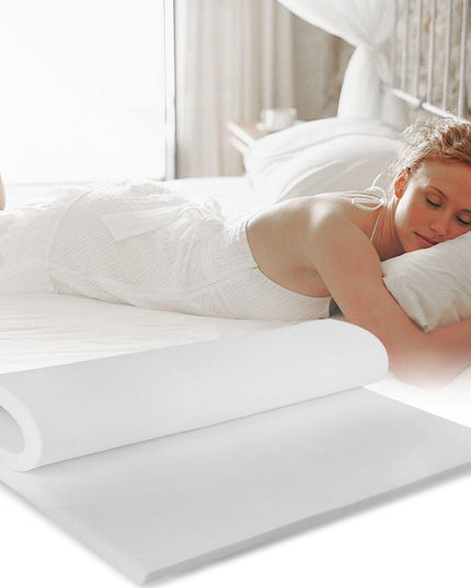Giantex King Size White 45D Memory Sponge Memory Foam Mattress Pad Bed Topper