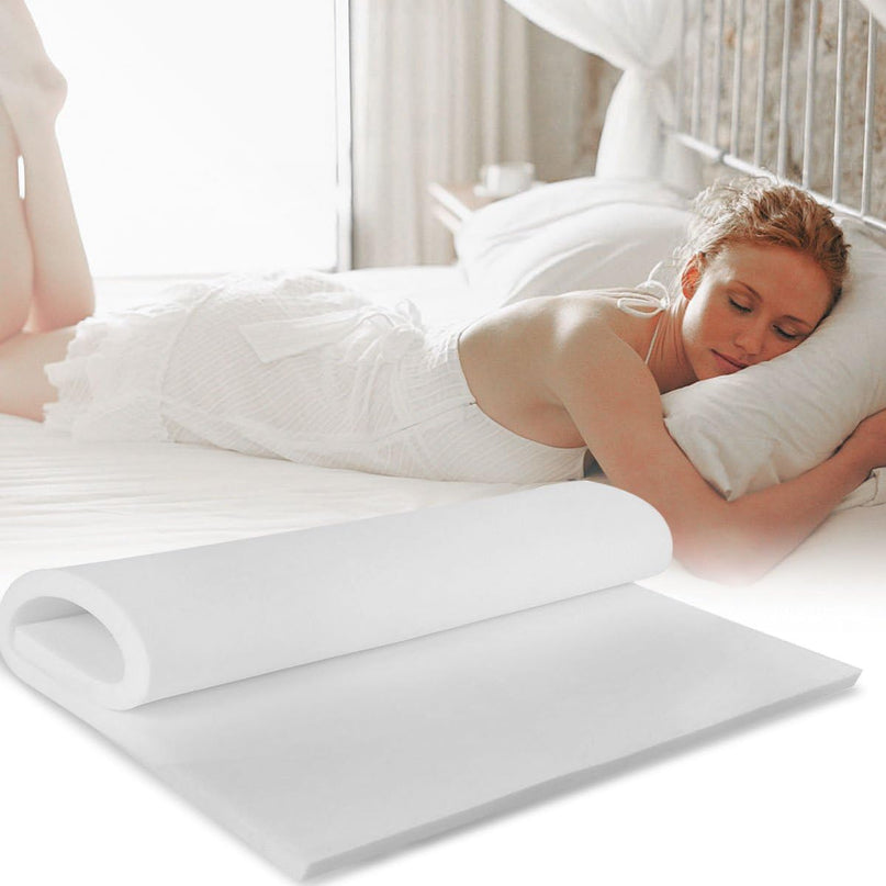 Giantex King Size White 45D Memory Sponge Memory Foam Mattress Pad Bed Topper