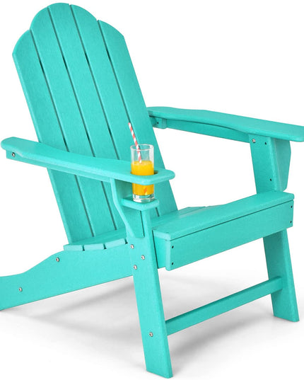 Giantex Adirondack Chair, Turquoise