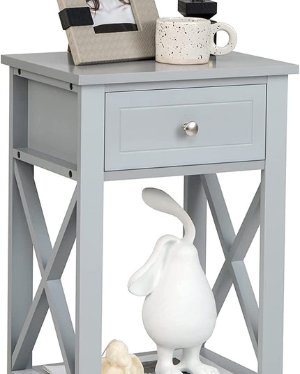 Giantex Modern X-Design Nightstand