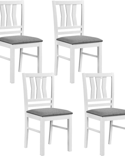 Giantex Wood Dining Chairs Set of 2/4 with Slat Back (2/4)