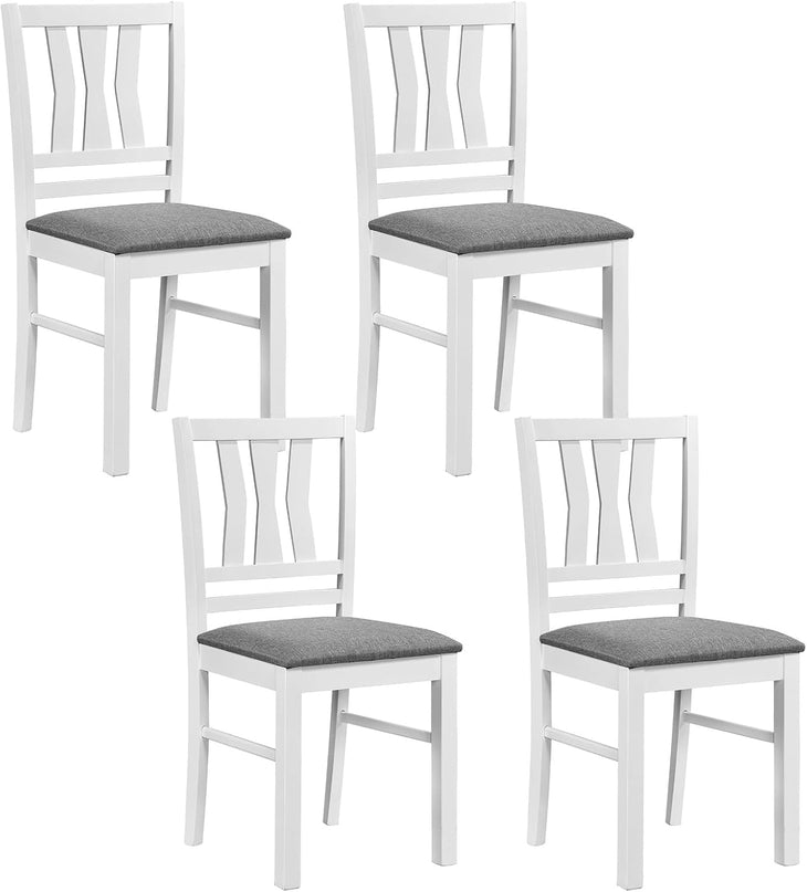 Giantex Wood Dining Chairs Set of 2/4 with Slat Back (2/4)