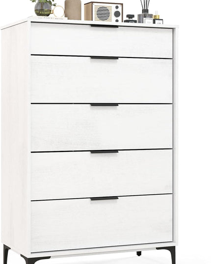 Meuble de rangement en bois Giantex avec kit anti-basculement et pieds en métal robustes