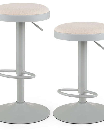 GIANTEX Modern Swivel Adjustable Height Bar Stools Set of 2/4