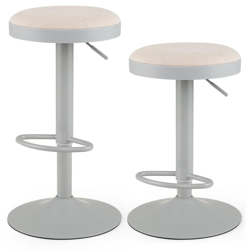 GIANTEX Modern Swivel Adjustable Height Bar Stools Set of 2/4