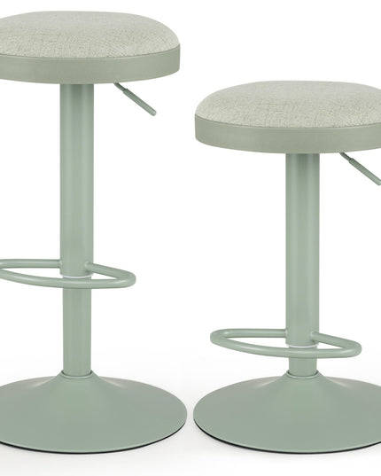 GIANTEX Modern Swivel Adjustable Height Bar Stools Set of 2/4