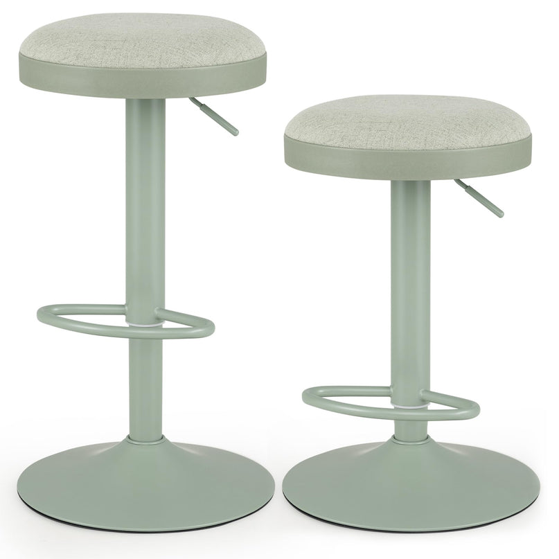 GIANTEX Modern Swivel Adjustable Height Bar Stools Set of 2/4