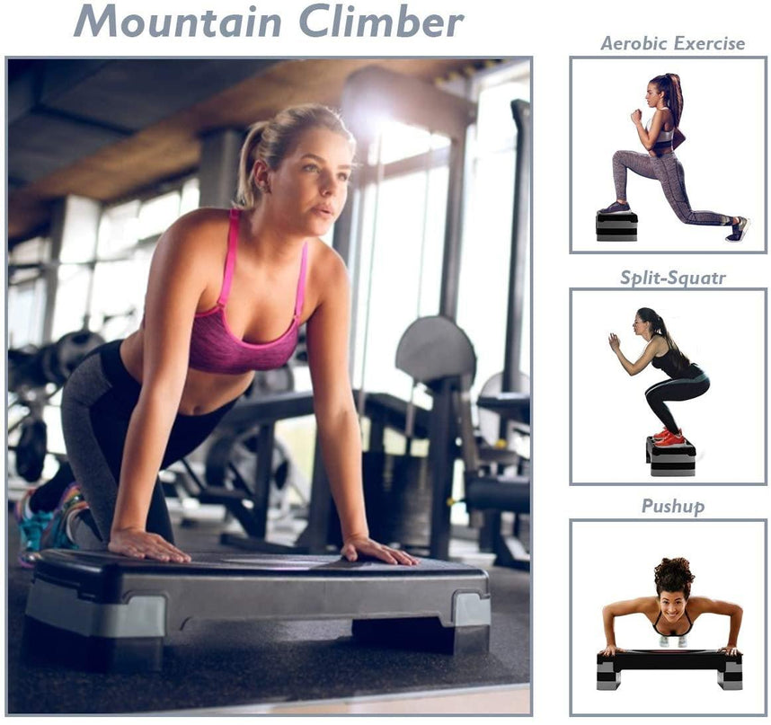 31" Aerobic Step Platform, Non-Slip Surface - Giantexus