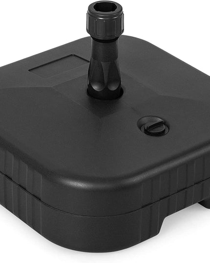 Giantex Fillable Umbrella Base, Water and Sand Filled Umbrella Stand, Fits 1.5" Patio Umbrella Pole