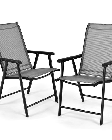 Giantex Patio Dining Chairs, Outdoor Chairs, Portable Folding Chairs