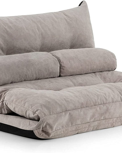 Giantex Adjustable Floor Sofa Bed, Foldable Lazy Couch Bed with Adjustable Backrest