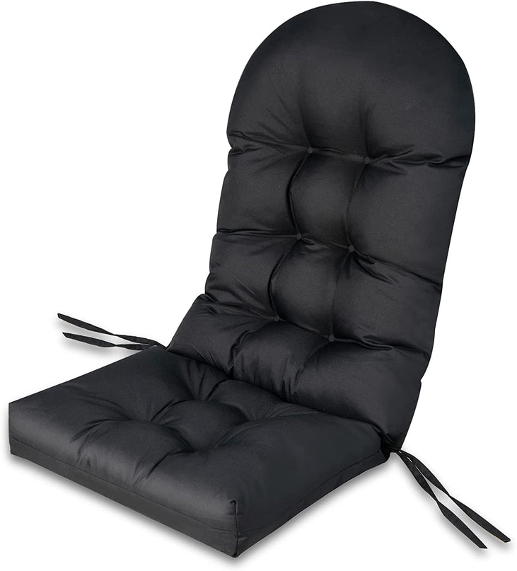 Giantex Patio Adirondack Chair Cushion - 49"x 23"High Back Rocking Chair Cushion w/Fixing Straps, Durable & Fade Resistant