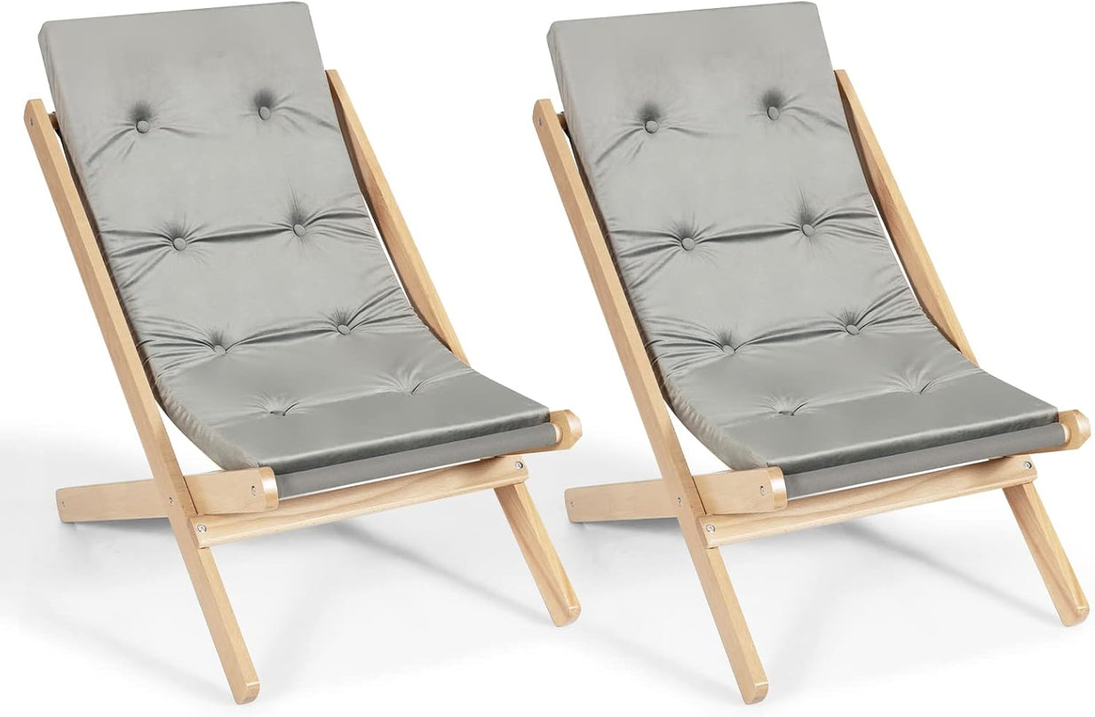 Giantex Outdoor Lounge Chair Indoor Living Room Chaise Lounge with 3 Adjustable Positions