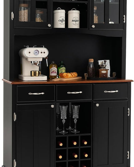 Giantex Buffet Hutch Cabinet, Kitchen Hutch Sideboard