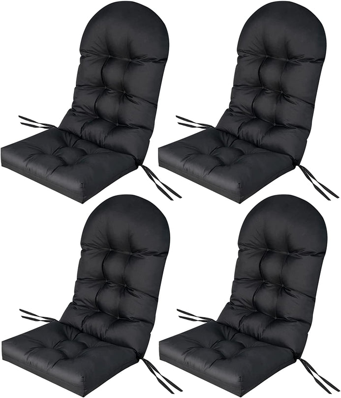 Giantex Patio Adirondack Chair Cushion - 49"x 23"High Back Rocking Chair Cushion w/Fixing Straps, Durable & Fade Resistant