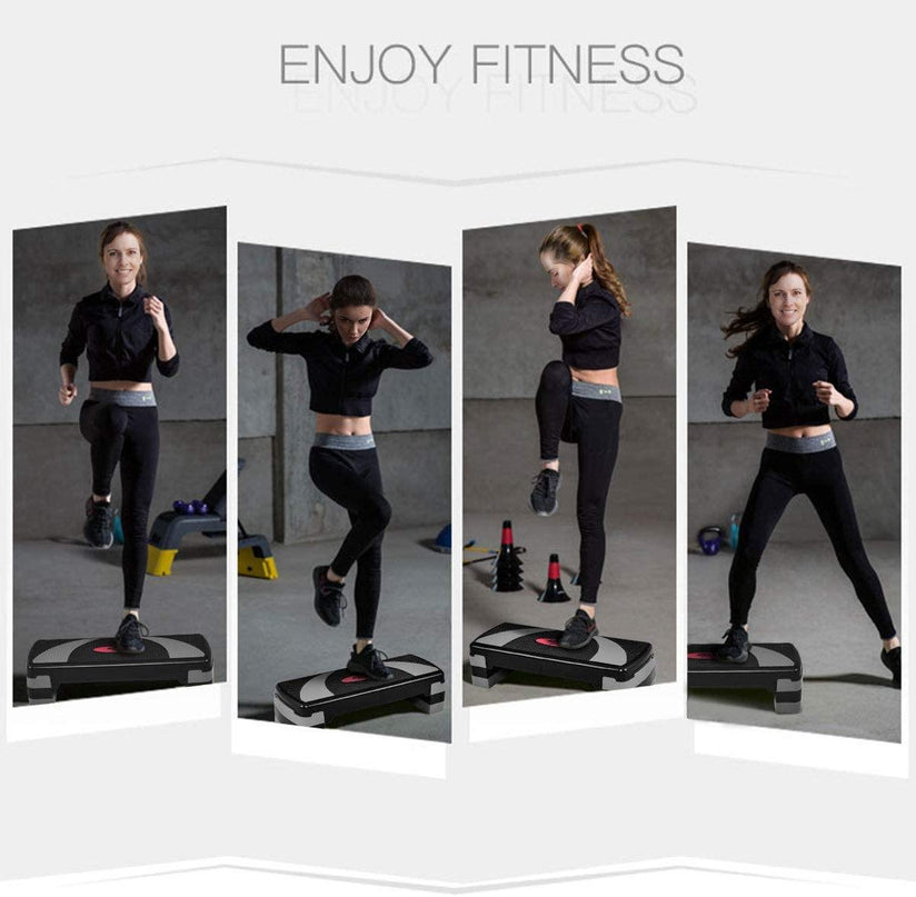 31" Aerobic Step Platform, Non-Slip Surface - Giantexus