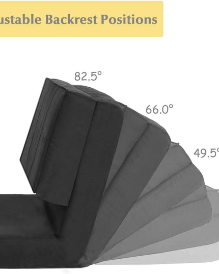 5-Position Adjustable Convertible Flip Chair - Giantexus