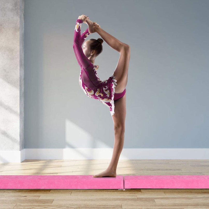 Giantex 7FT Folding Floor Balance Beam for Girls - Giantexus