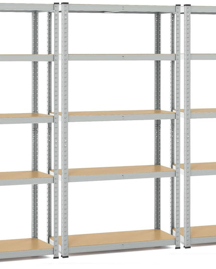 Giantex 5-Tier Storage Utility Shelves, 2000 LBS Total Load Capacity, Metal Garage Shelving Unit