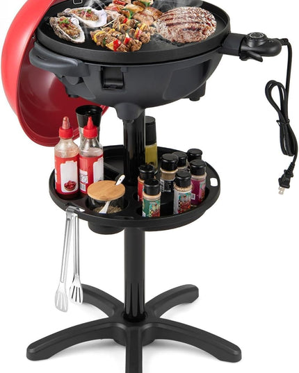 Giantex Electric Grill Outdoor, 1200W Electric BBQ Grills