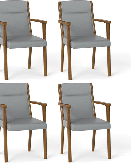 Giantex Mid Century Modern Accent Chair with High Back Headrest & Soft Cushion