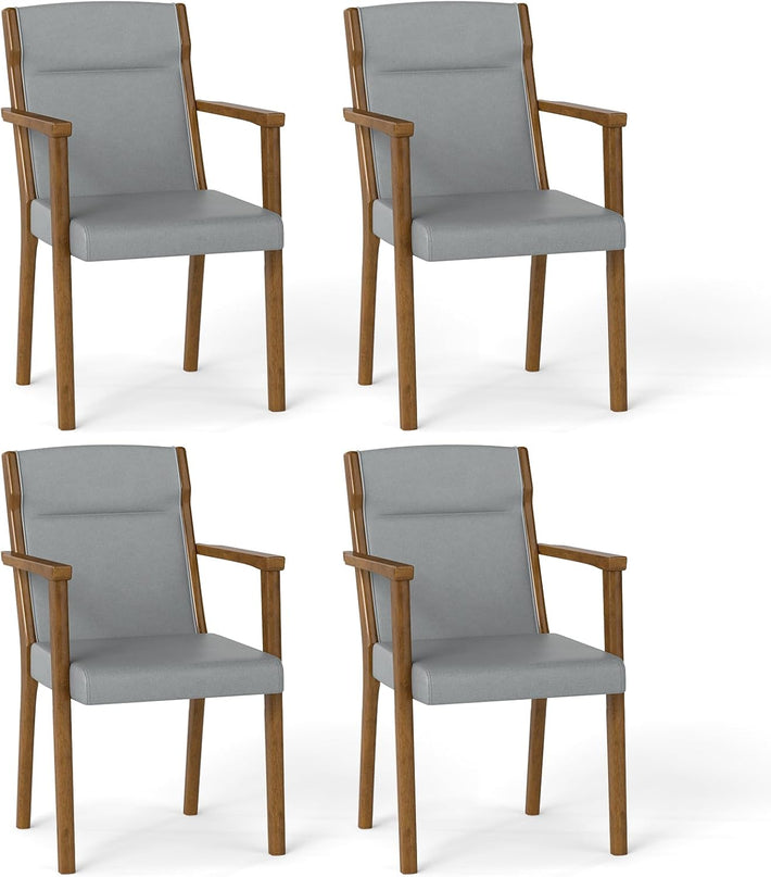 Giantex Mid Century Modern Accent Chair with High Back Headrest & Soft Cushion