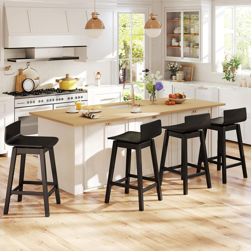 Tabourets de bar pivotants Giantex de 24,5 po, ensemble de 2 ou 4