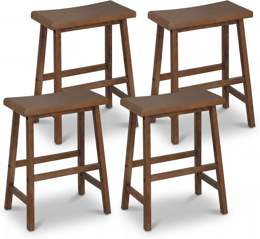 Tabourets de bar Giantex 24 pouces de hauteur avec repose-pieds (2/4)