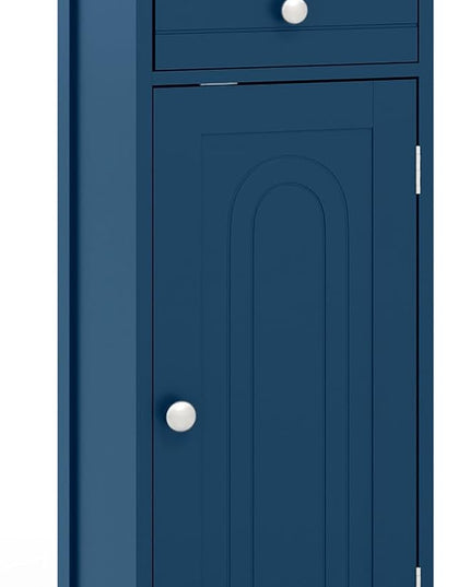 Giantex Meuble de Rangement Étroit pour Salle de Bain 34,5”