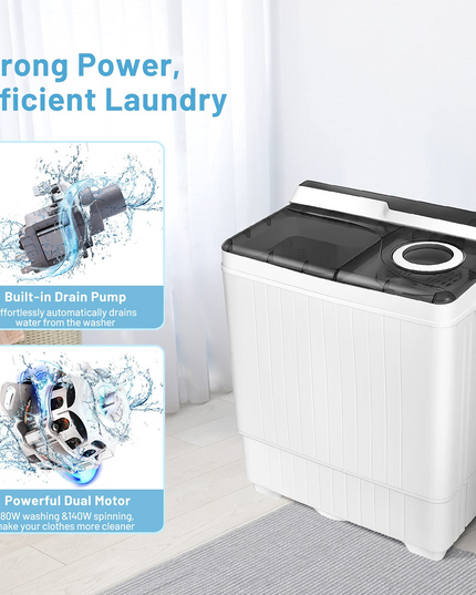 Compact Washing Machine for Apartment, Dorm and RV
