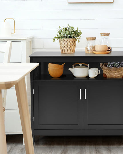 Giantex Kitchen Buffet Sideboard, Wooden Storage Server Cupboard Cabinet