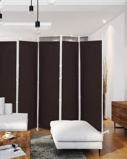 Giantex 6 Panel Room Divider, 6 Ft Folding Screen with Steel Support Base