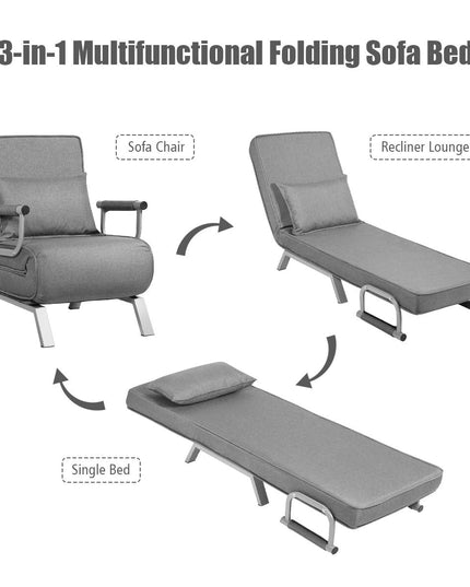 Giantex Convertible Sofa Bed Sleeper Chair