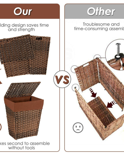 Laundry Hamper with Lid - Giantex