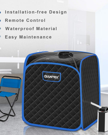 Steam Sauna Portable Therapeutic Sauna 3L Blast-Proof Remote Control