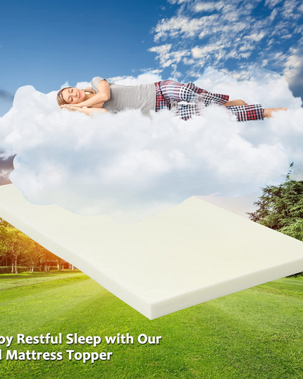Giantex Bed Mattress Topper 3 Inch Thickness Soft Mattress Pad