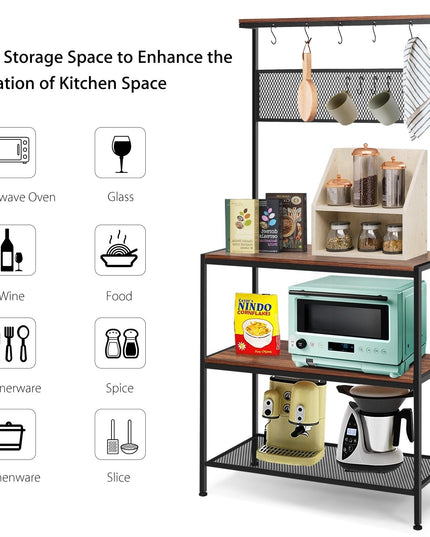 Kitchen Baker's Rack, Industrial Microwave Oven Stand