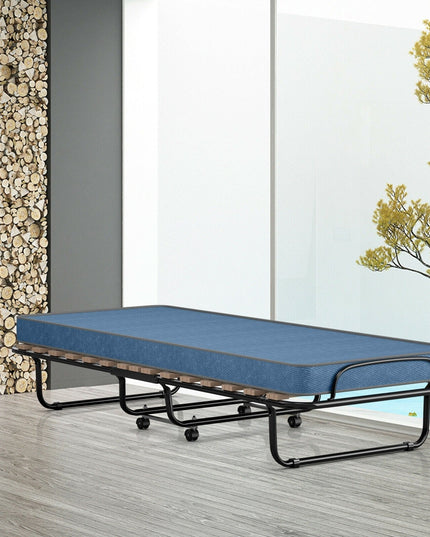 Rollaway Guest Bed W/Foam Mattress