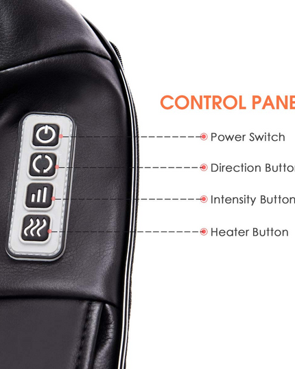 Giantex Shiatsu Neck Back Massager with Heat, Electric 3D Kneading Massage Pillow