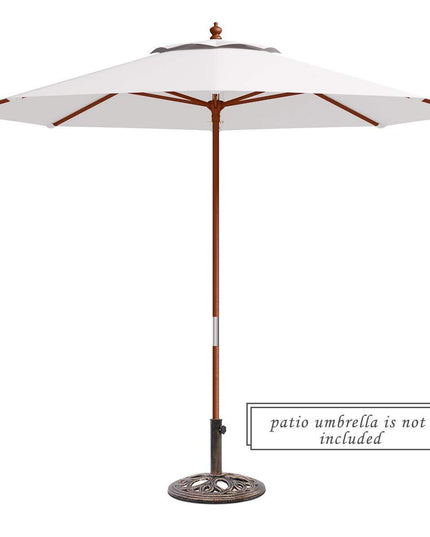 Giantex 18" Round Umbrella Base Stand Cast Iron, 24 lbs - Giantexus
