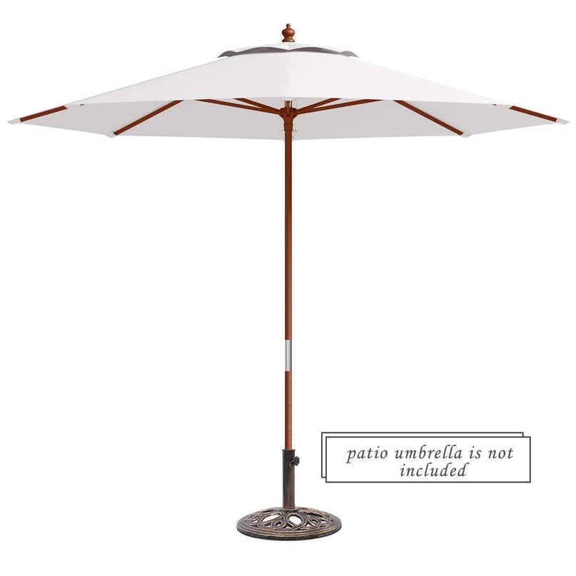 Giantex 18" Round Umbrella Base Stand Cast Iron, 24 lbs - Giantexus