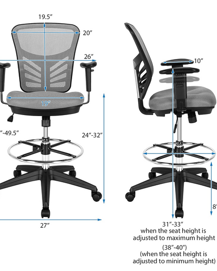 Giantex Mesh Drafting Chair, Standing Desk Chair