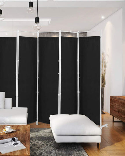 Giantex 6 Panel Room Divider, 6 Ft Folding Screen with Steel Support Base