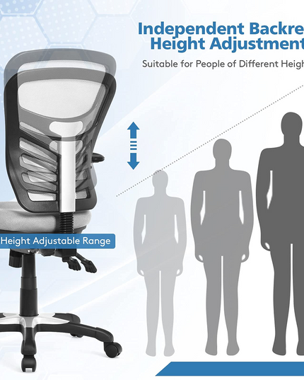 Giantex Seat Tilt Adjustment Office Chair for Working Studying Gaming