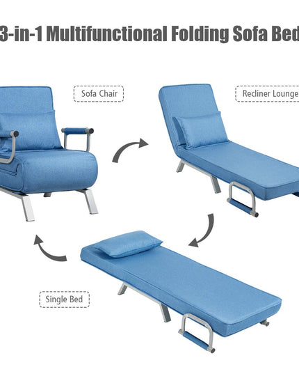 Giantex Convertible Sofa Bed Sleeper Chair