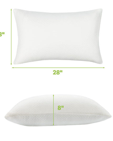 Giantex 2 Pack Shredded Memory Foam Pillows
