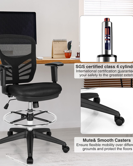 Giantex Mesh Drafting Chair, Standing Desk Chair